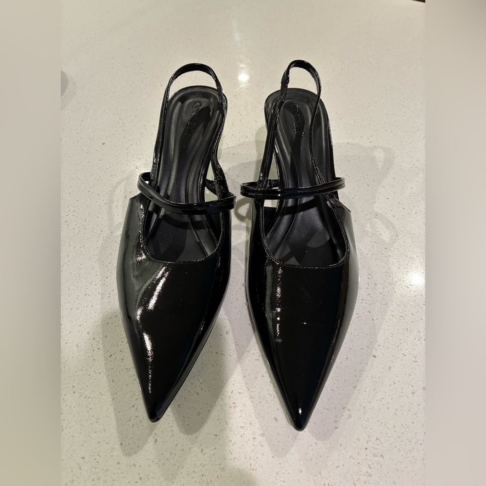 Nordstrom Open Edit Patent Slingback